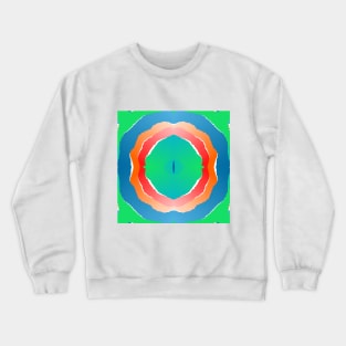 Kaleidoscope Multi Green Crewneck Sweatshirt